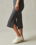 Women's Premium Slub Tank Dress - Dark Charcoal